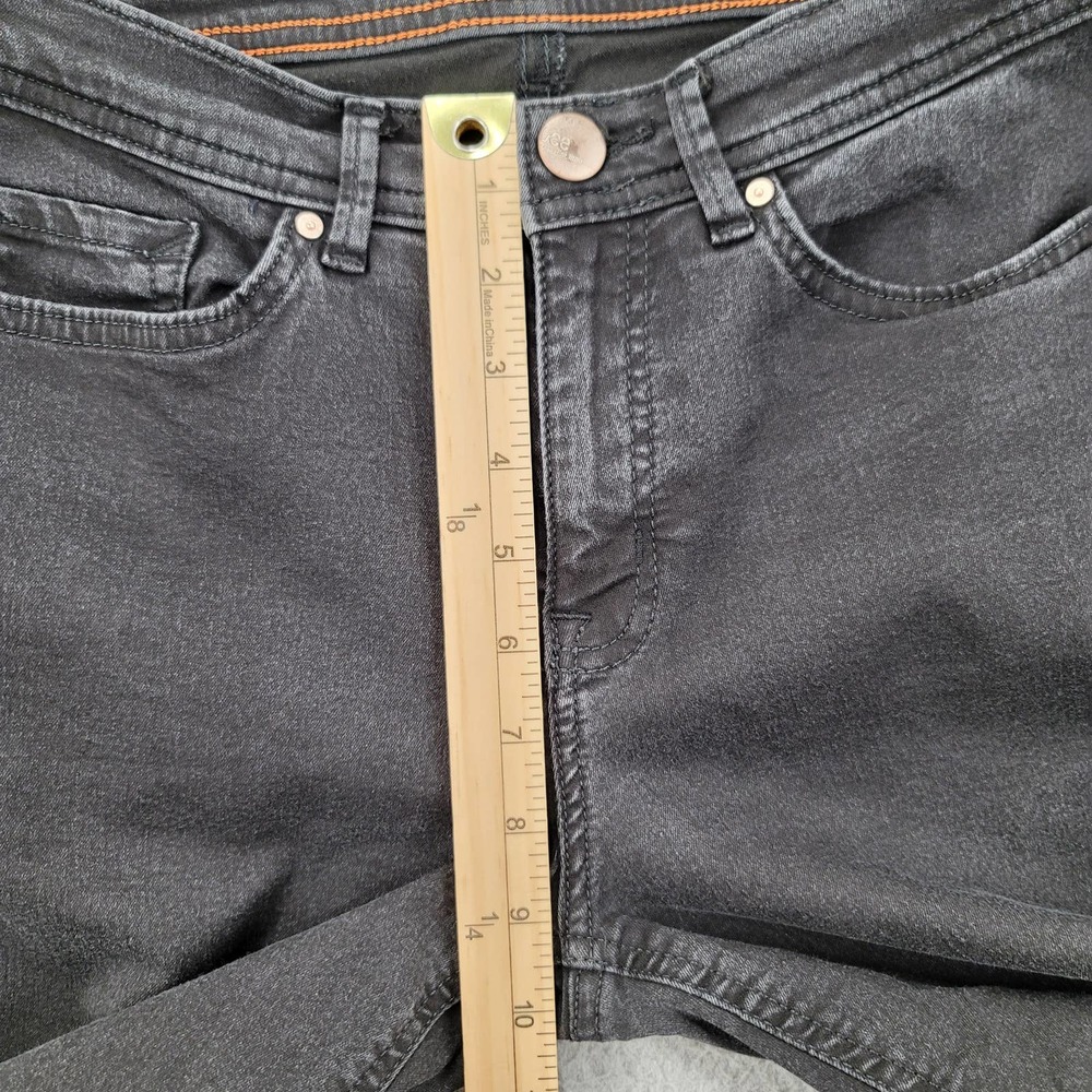Lee Jeans Womens 6 Medium Black Denim Stretch Modern Series Midrise Fit Cropped - Picture 9 of 11